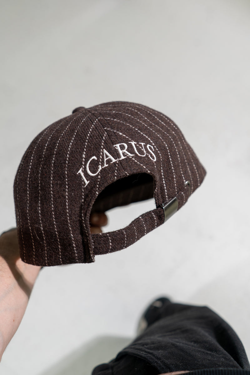 Icarus Brown Striped Cap