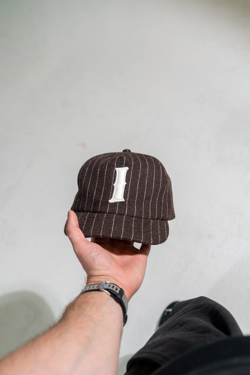 Icarus Brown Striped Cap