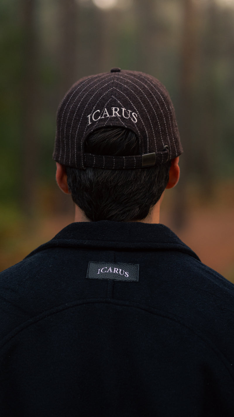 Icarus Brown Striped Cap